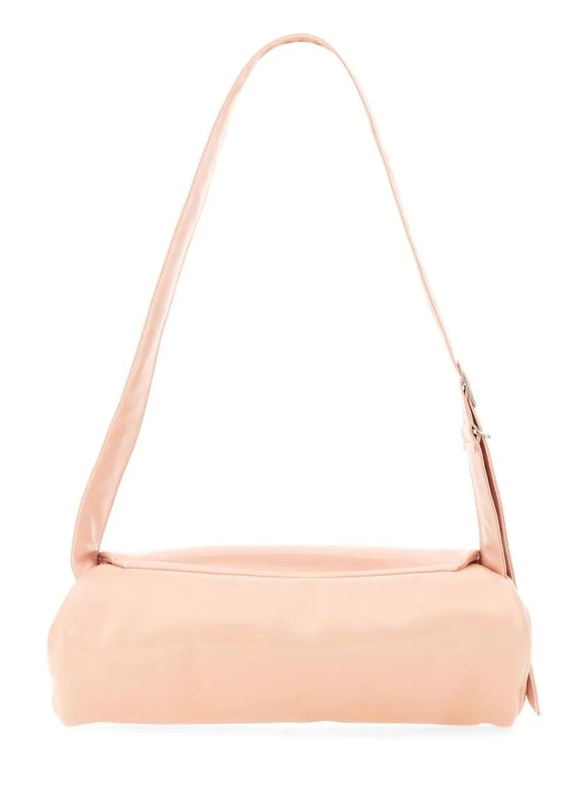 Jil Sander Hobo bags Soft Structured Leather"Cannoli" Shoulder Bag in roze