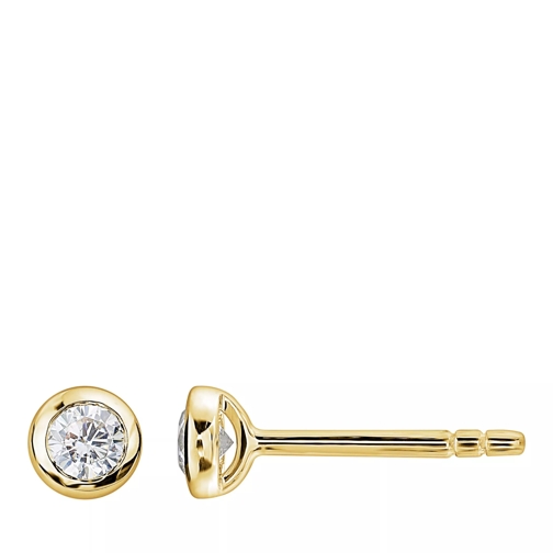 Created Brilliance The Alexis Lab Grown Diamond Earrings Yellow Gold Stud