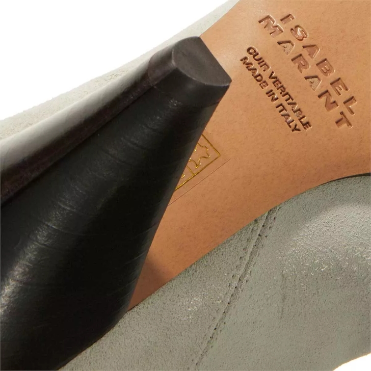 Isabel Marant Boots Rouxa Suedeleather Chalk Stivaletto alla