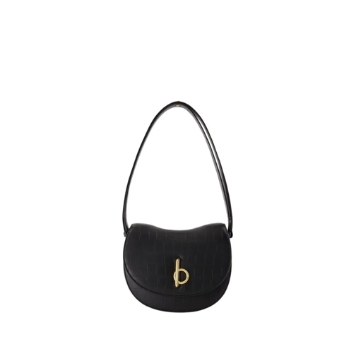 Burberry Sac à bandoulière Small Rocking Horse Purse - Leather - Black Black