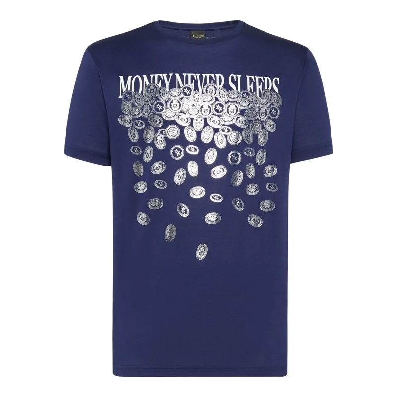 BILLIONAIRE T-Shirt T-Shirt Money dunkel-blau