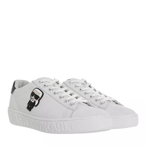 Karl Lagerfeld Kupsole Iii Karl Ikonik Lo Lace White Leather Low-Top Sneaker