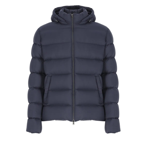 Herno Vestes en duvet Quilted Down Jacket Blue