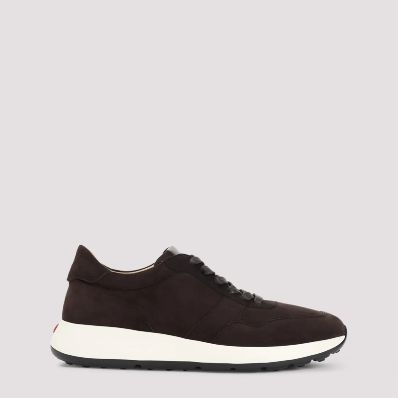 Tod's Low-Top-Sneaker Brown Suede Leather Sneakers Brown