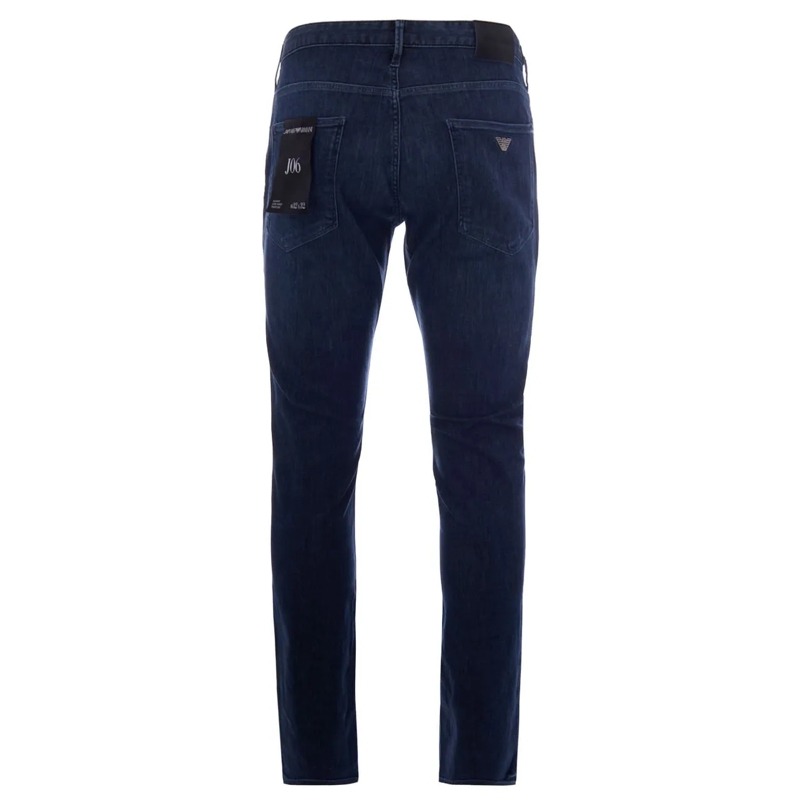 Emporio Armani Slim-Fit-Jeans Trousers Medium Blue Denim dunkelblau(Image 2)