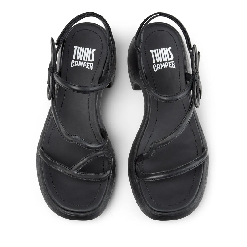 Camper Pumps Sandalen Thelma Twins schwarz(Image 5)