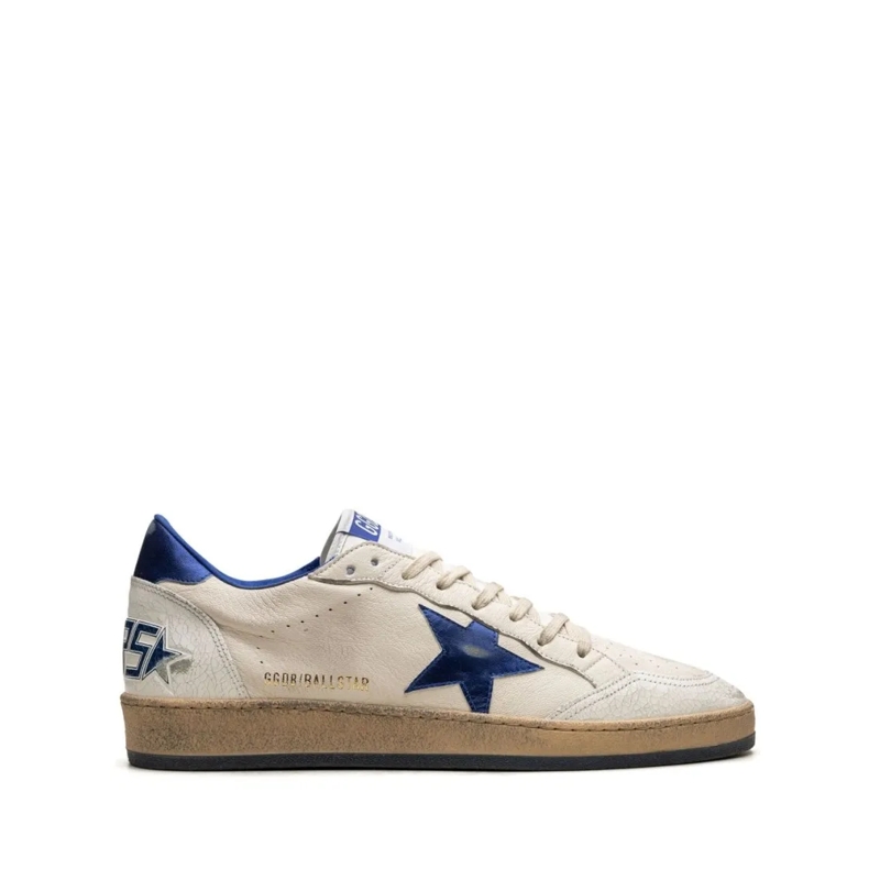 Golden Goose Low-Top-Sneaker Low-Top Sneakers With Cream Silk Neutrals