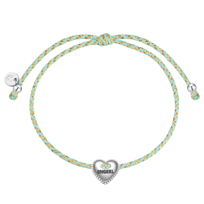 Glanzstücke München Armband Sterling Silber Armband Herz "ENGERL" silber