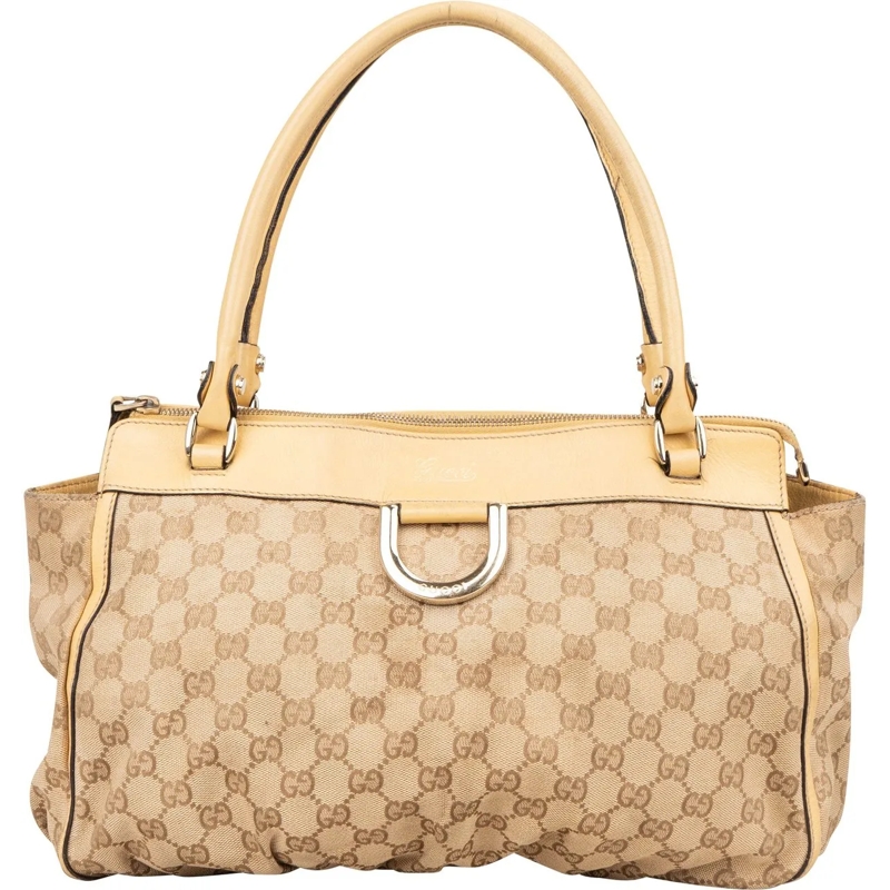 Gucci Tote Gucci GG Monogram Abbey Handbag beige