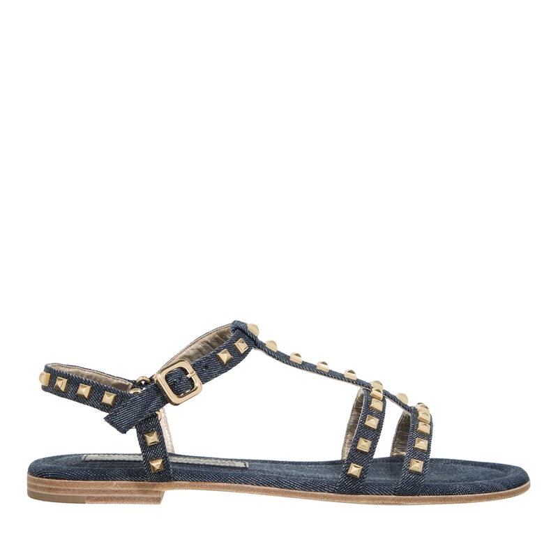 Kennel & Schmenger Riemchensandalen Carly Indigo/Gold
