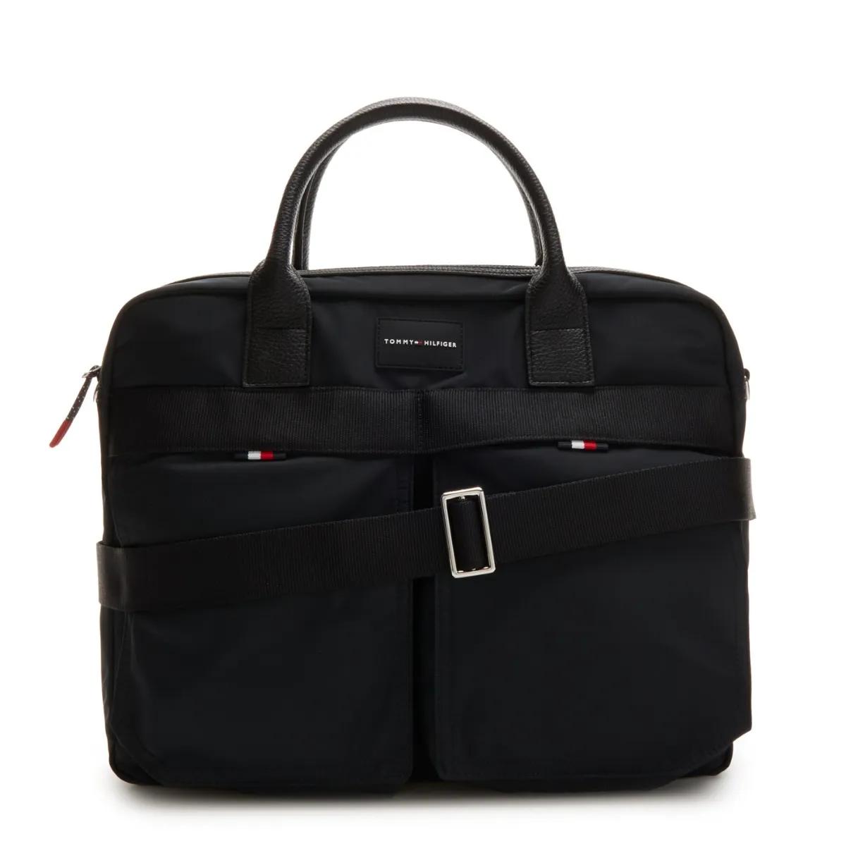 Tommy Hilfiger Laptoptaschen - Tommy Hilfiger Functional Schwarz Laptoptasche AM0 - Gr. unisize - in Schwarz - für Damen