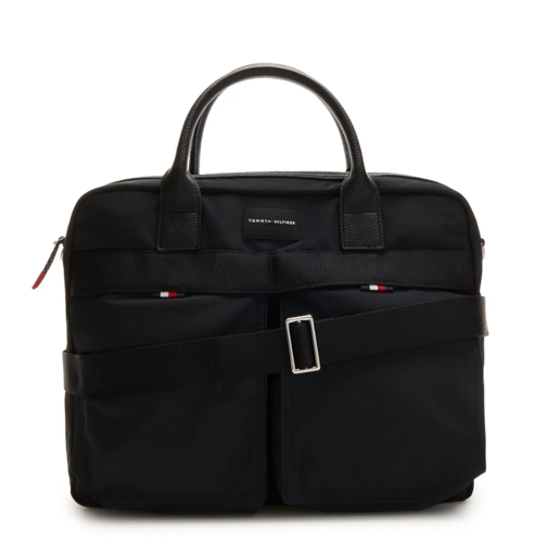 Tommy Hilfiger Tommy Hilfiger Functional Schwarz Laptoptasche AM0 Schwarz Sacoche pour ordinateur portable