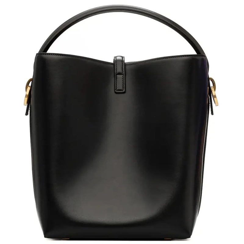Saint Laurent Tote Saint Laurent Le 37 Small Leather Bucket Bag schwarz (Image 3)