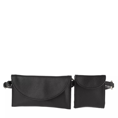 Abro Piece Belt Bag Black/Nickel Midjeväskor
