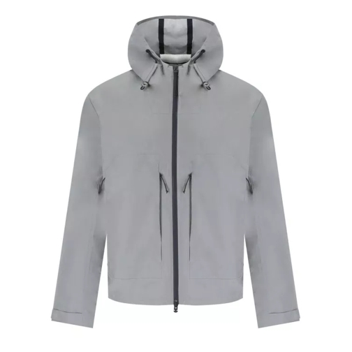 Emporio Armani Travel Essential Grey Hooded Jacket Grey 
