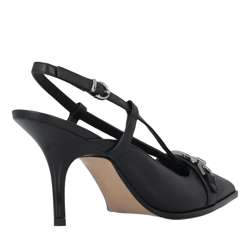 Pinko Pumps Lady 05 - Sling Back Nappa Black Black(Image 3)