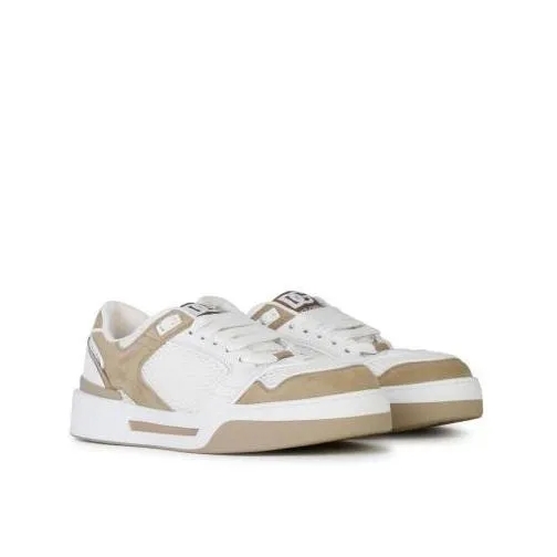 Dolce&Gabbana New Roma' White Leather Sneakers White lage-top sneaker