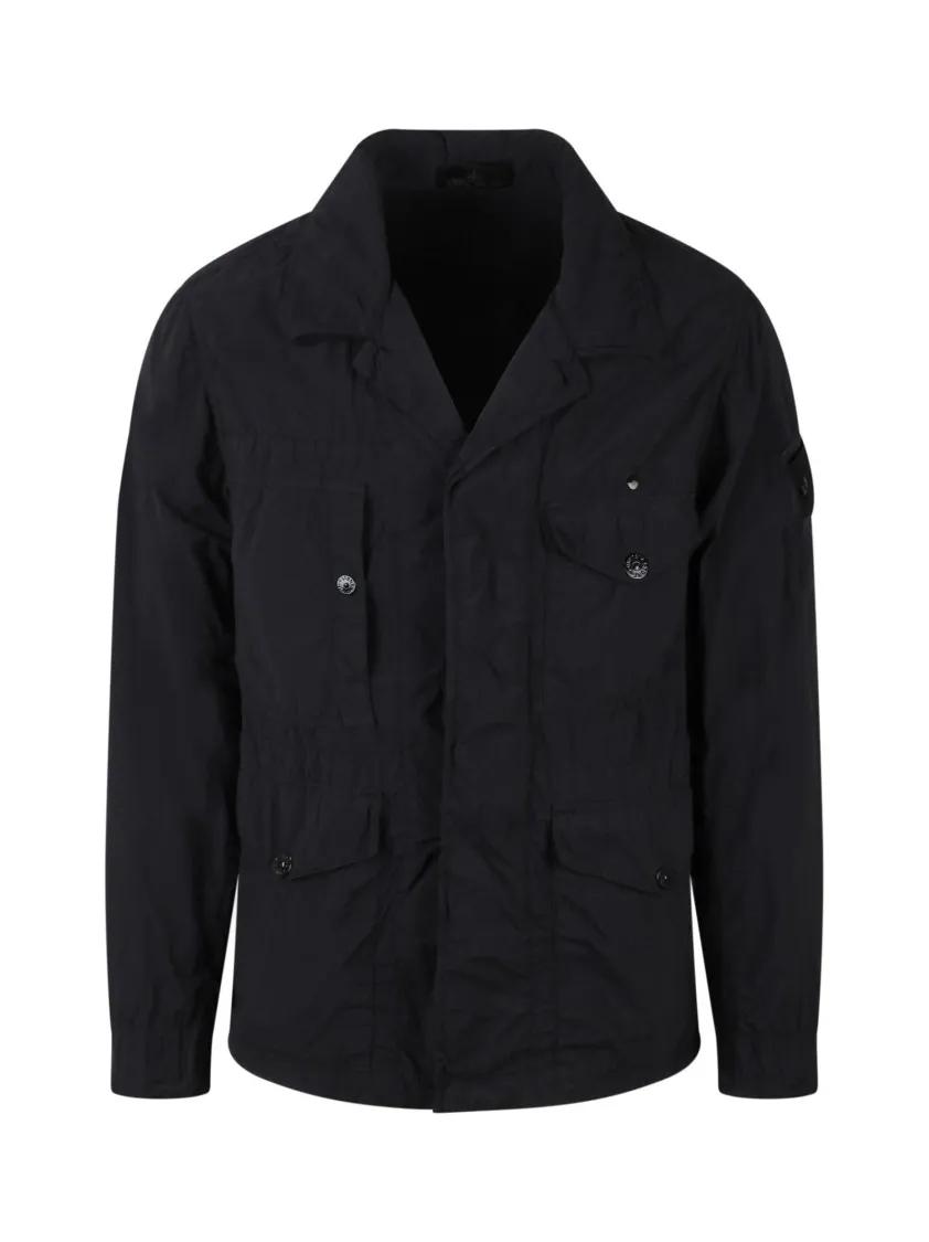 Thumbnail - Stone Island - Nylon Smerigliato Ghost Piece Jacket - Größe S - schwarz