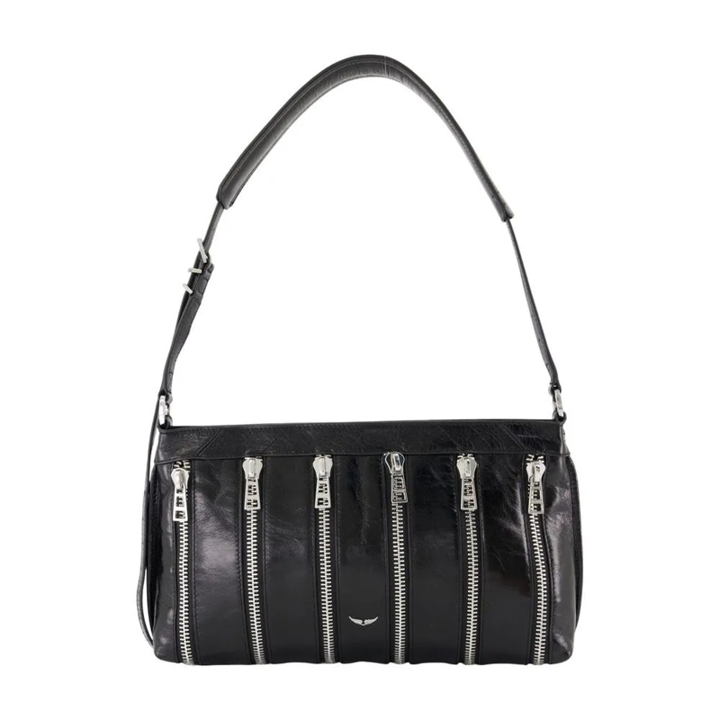 Zadig & Voltaire Schultertasche Sunny Moody Crossbody - Leather - Black Black