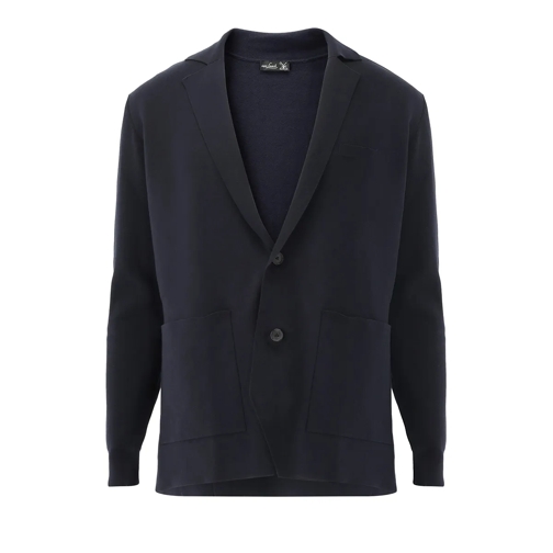 VAN LAACK Strickjacke Weste Uni blau