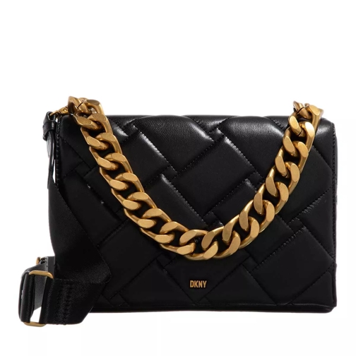 DKNY Willow Casette Bag Black/Gold Sac à bandoulière