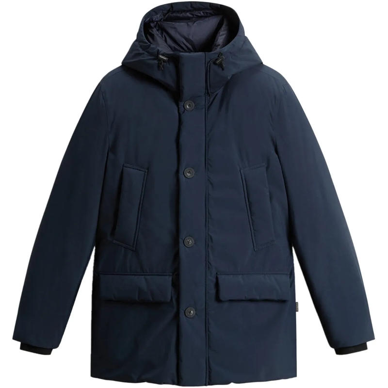 Woolrich Parka Coats Melton Blue blau