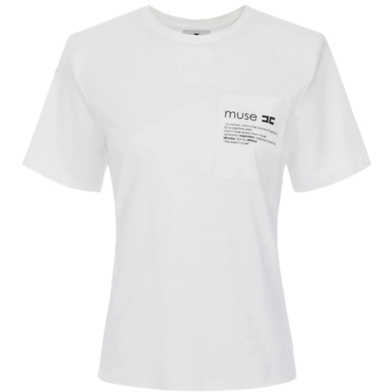Elisabetta Franchi T-shirt T-Shirts And Polos Gesso mehrfarbig