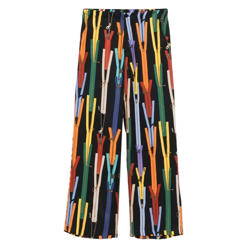 Moschino  Tailored Classic Pants With Structured Silhouette Black