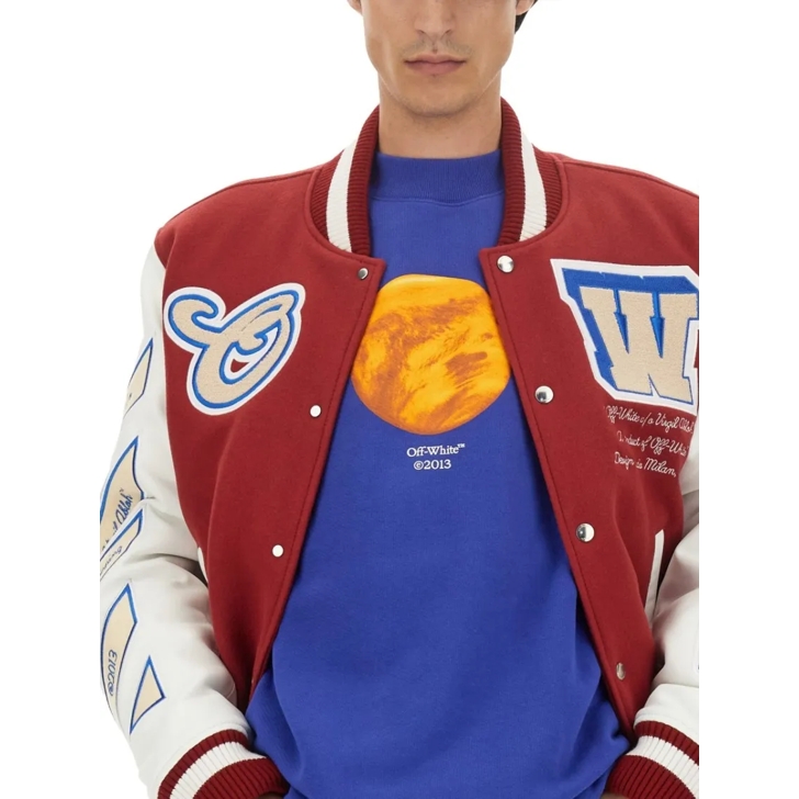 【関税&送料込】Off-White Sweatshirt With Venus Print Extra Off-White Sweatshirt With Venus Print Extra Blue