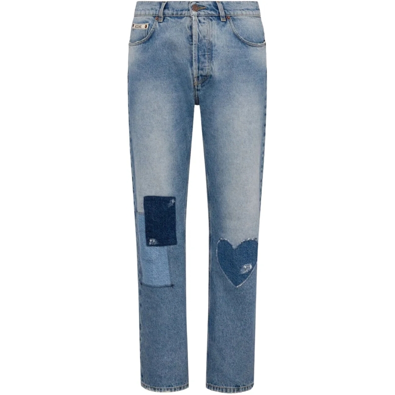 Moschino Jeans à jambe droite Jeans Multi Blue blau