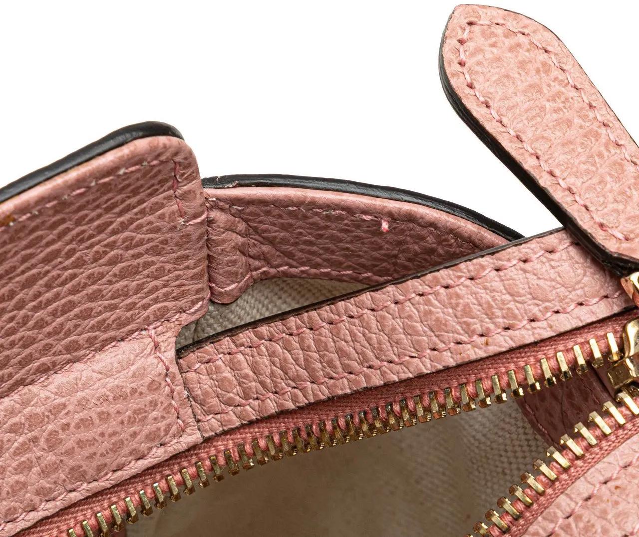 Thumbnail - Gucci Hobo Bags - Mini Leather Swing Satchel - Gr. unisize - in Gold - für Damen