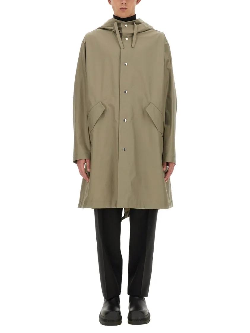 Thumbnail - Jil Sander - Relaxed-Fit Cotton Parka - Größe 48 - grün