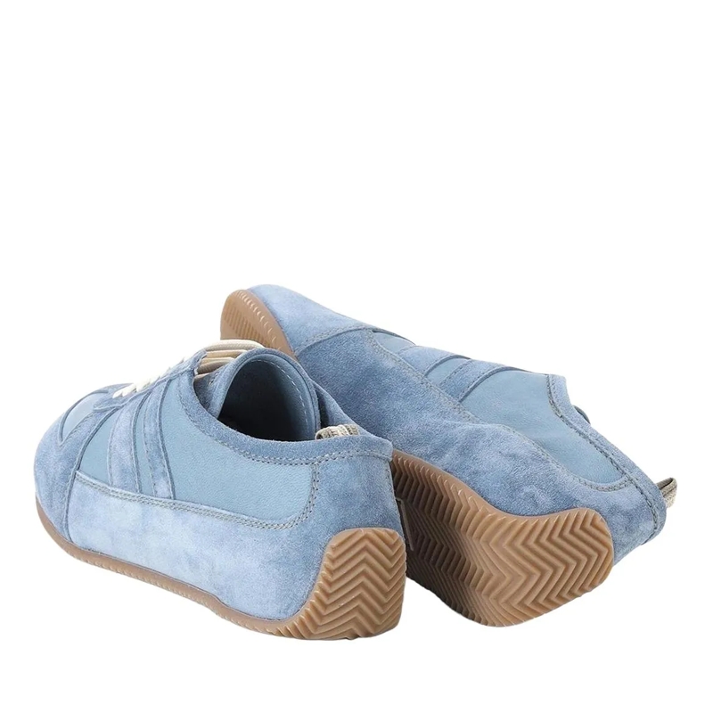 Officine Creative Schnürschuhe Sneaker aus Veloursleder blau(Image 2)