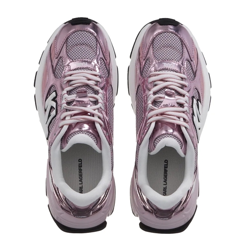Karl Lagerfeld sneaker basse Orion Sidetrim Mix Lo Pink Lthr & Text W/Natural (Image 6)
