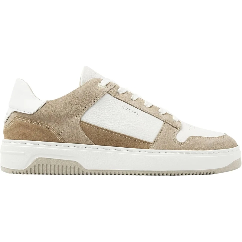 Nubikk Sneaker basse Basket Court | Wit Beige sneakers voor Heren mehrfarbig