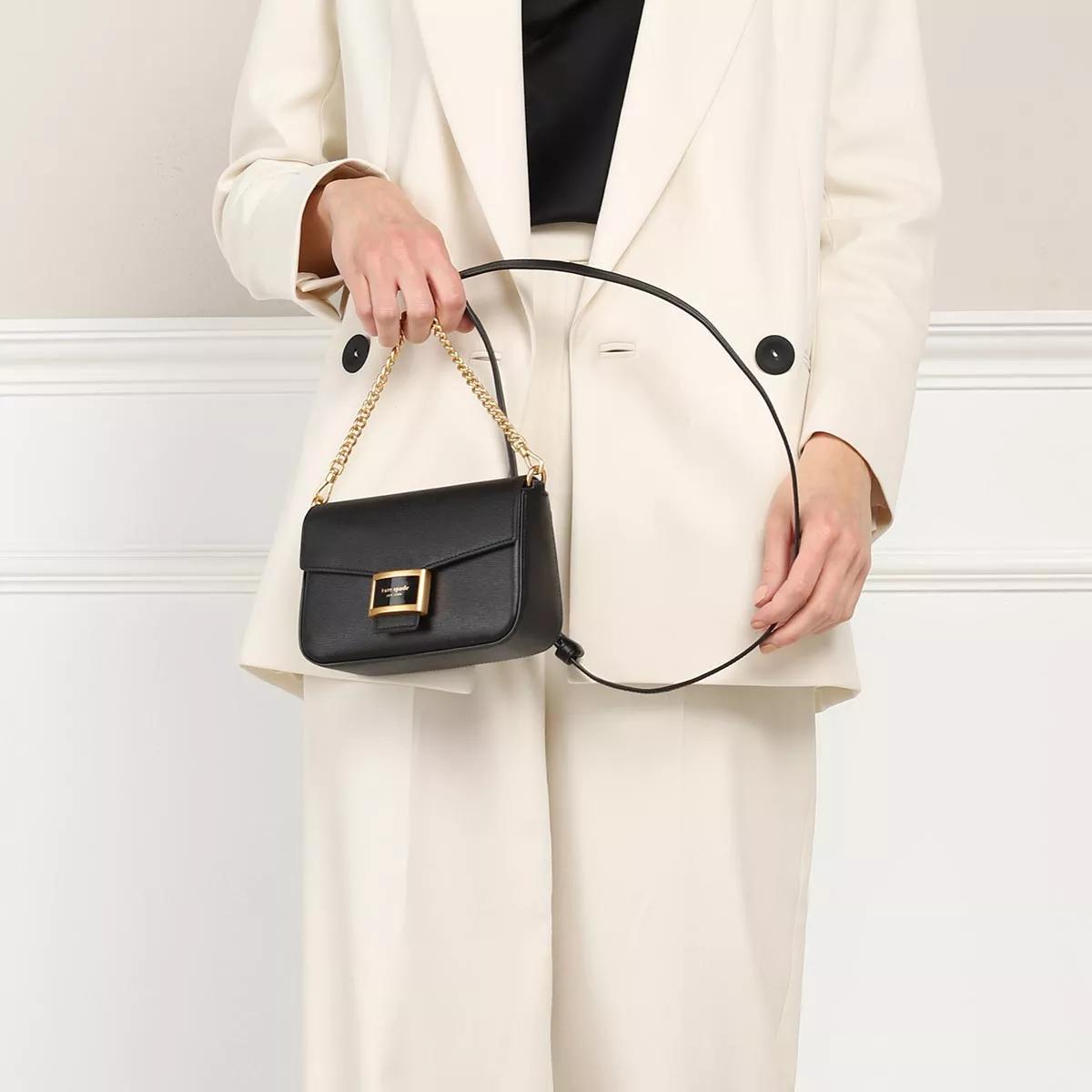 Katy Textured Leather Flap Chain Crossbody