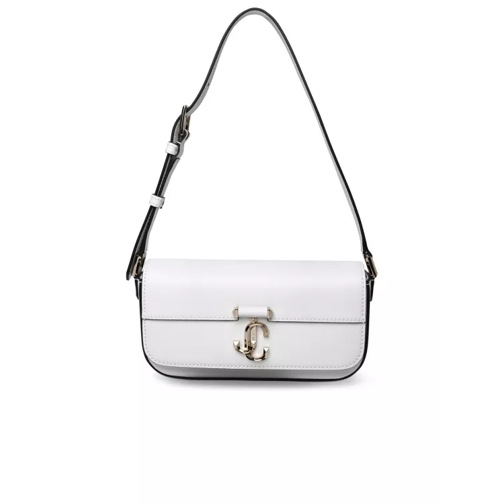 Jimmy Choo Avenue Mini Shoulder Bag White Minitasche