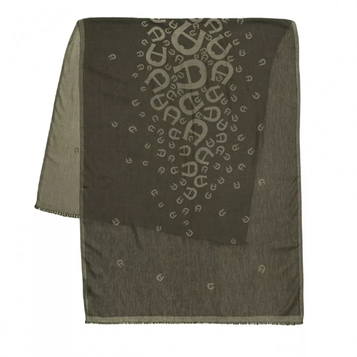 AIGNER Women Scarf 70 x 180 cm Country Green Tunn sjal