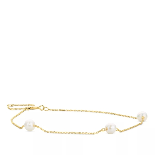 DIAMADA 14KT (585) Pearl Bracelet Yellow Gold Armband