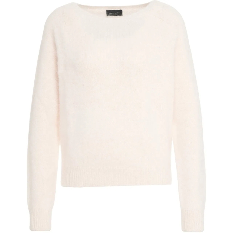 Roberto Collina  Maglione in misto alpaca rose