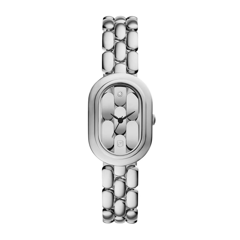 Fossil Quarzuhr Sloan Uhr Silber