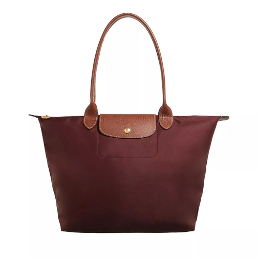 Longchamp Le Pliage Original Burgundy Shopper