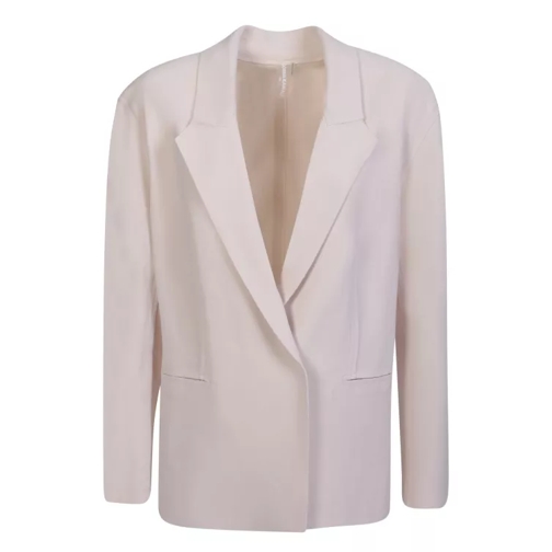 Norma Kamali Easy Fit Single-Breasted Jacket Neutrals 