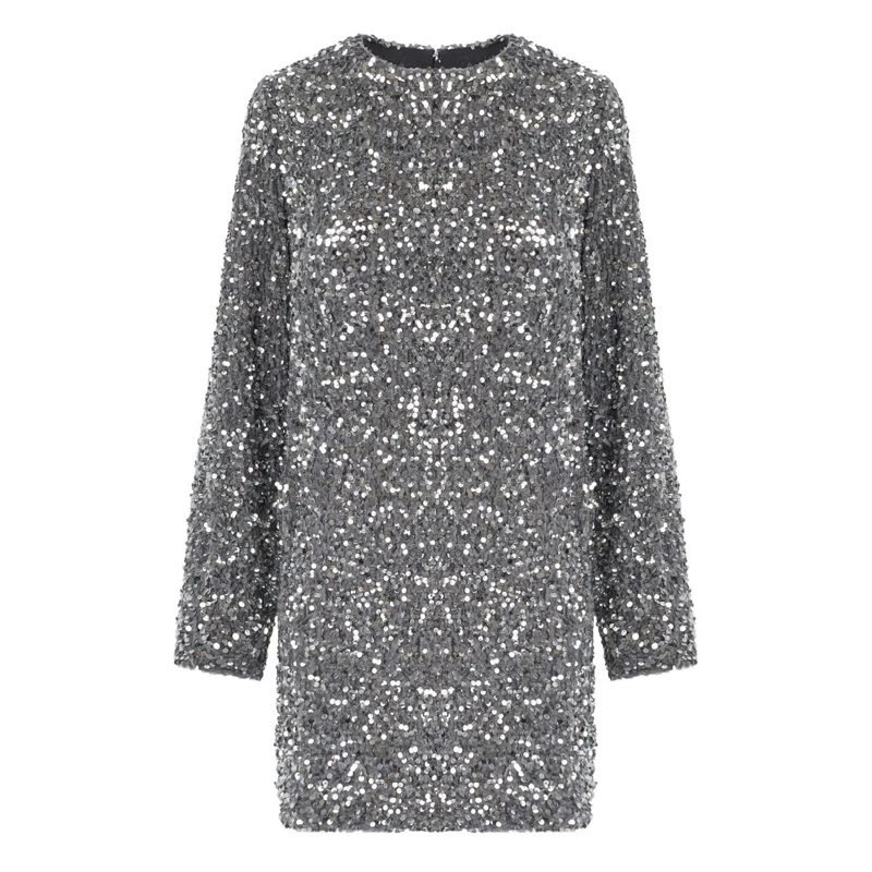 Elisabetta Franchi Kleid Dresses Steel mehrfarbig