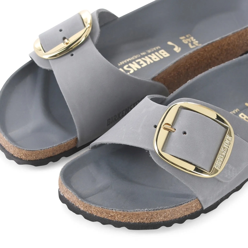 Birkenstock Schnürschuhe Sandalen Madrid aus Leder grau(Image 4)