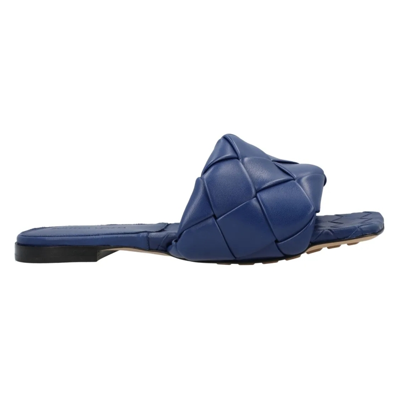 Bottega Veneta Sandalen Lido Flat Sandal Blue Blue