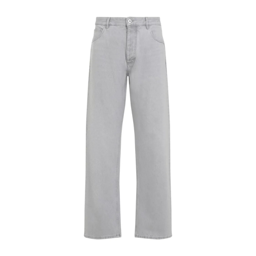 Bottega Veneta Straight Denim Pants Grey Jeans