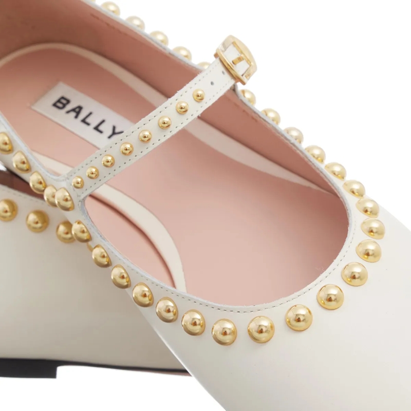 Bally Balletschoenen Belkys-Round Stu Bone(Image 5)