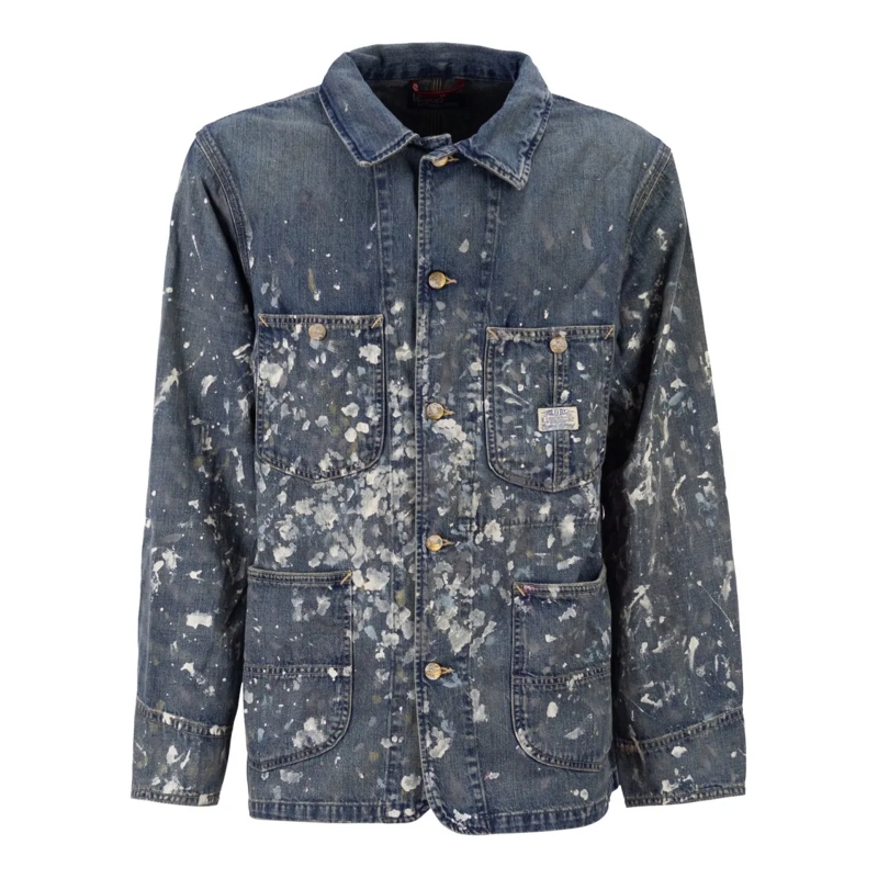 Polo Ralph Lauren Spijkerjasje Limited Edition Hand-Painted Jacket Grey