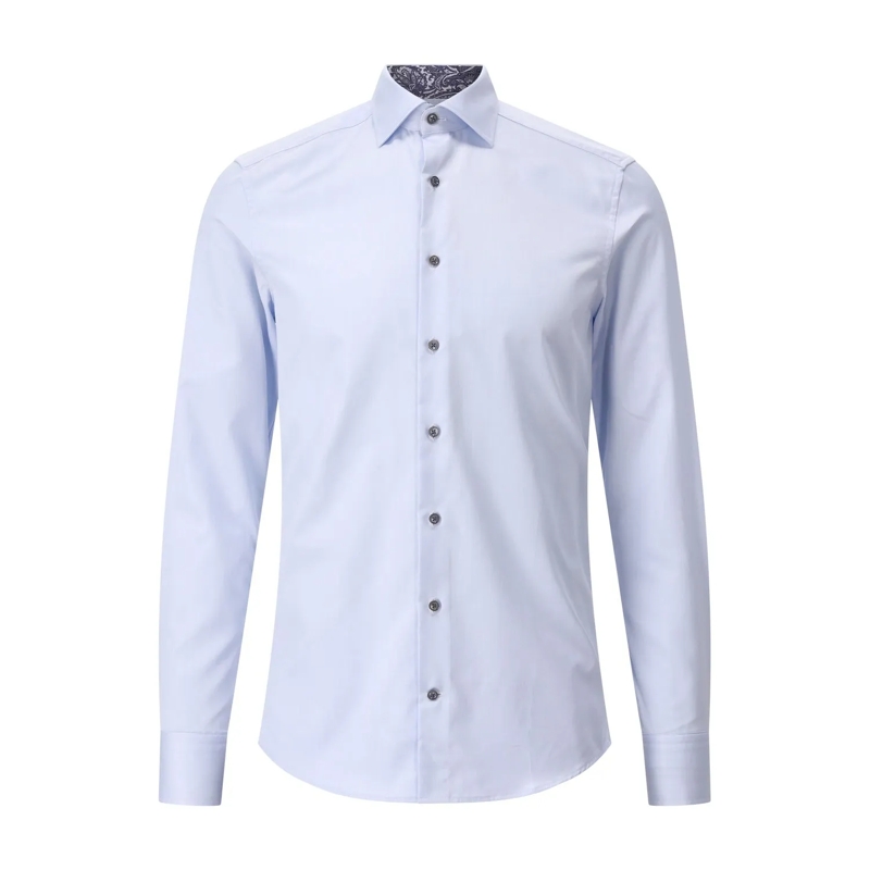 STENSTRÖMS Hemd Slim-Fit Hemd Hellblau